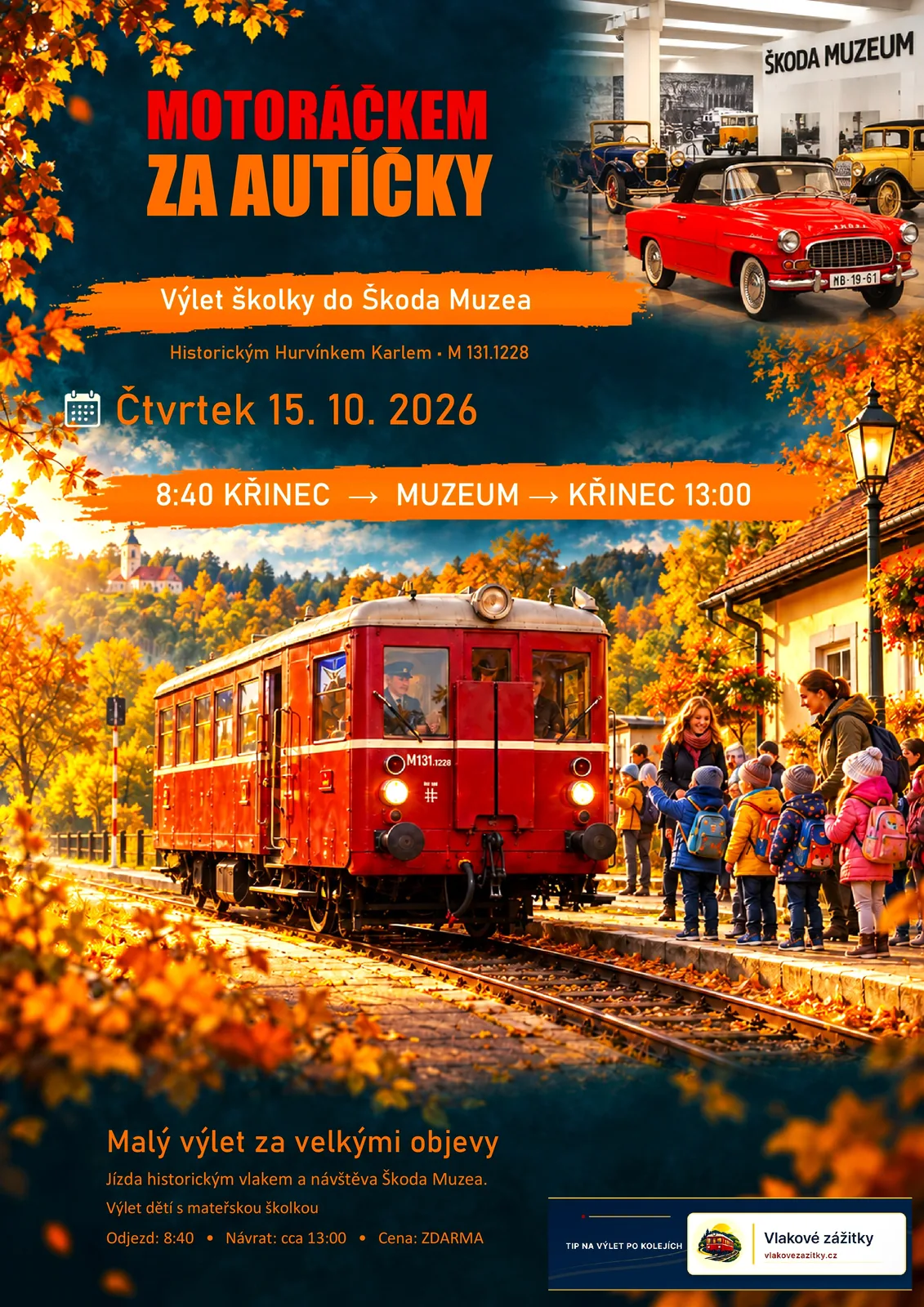 Plakát: Motoráčkem za Autíčky